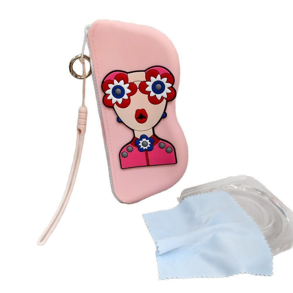 Artistic Print Zippered Pencil Case Bowlift