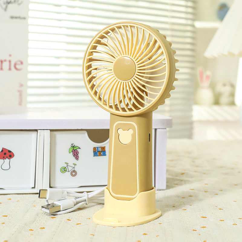 Ladies Portable Hand Fan Bowlift