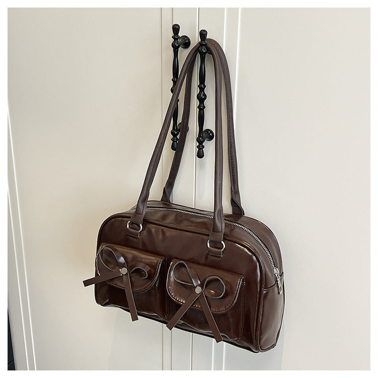 Stylish Multifunctional Handbag with Bow Detail Bowlift
