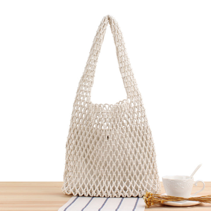 Net bag made of handcrafted natural material Bowlift
