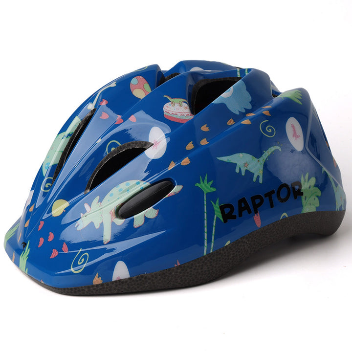 Children's Dinosaur-Themed Safety Helmet Bowlift