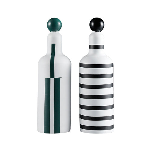 Decorative Geometric Art Bottles