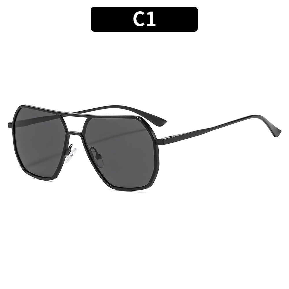 Fashionable Geometric Shield Sunglasses
