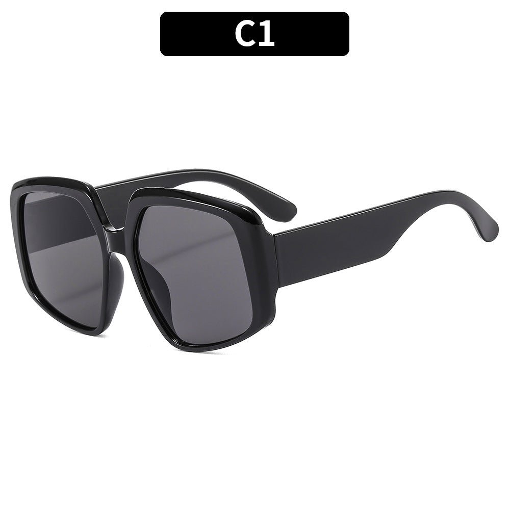 Oversized Square Sunglasses Contemporary Style