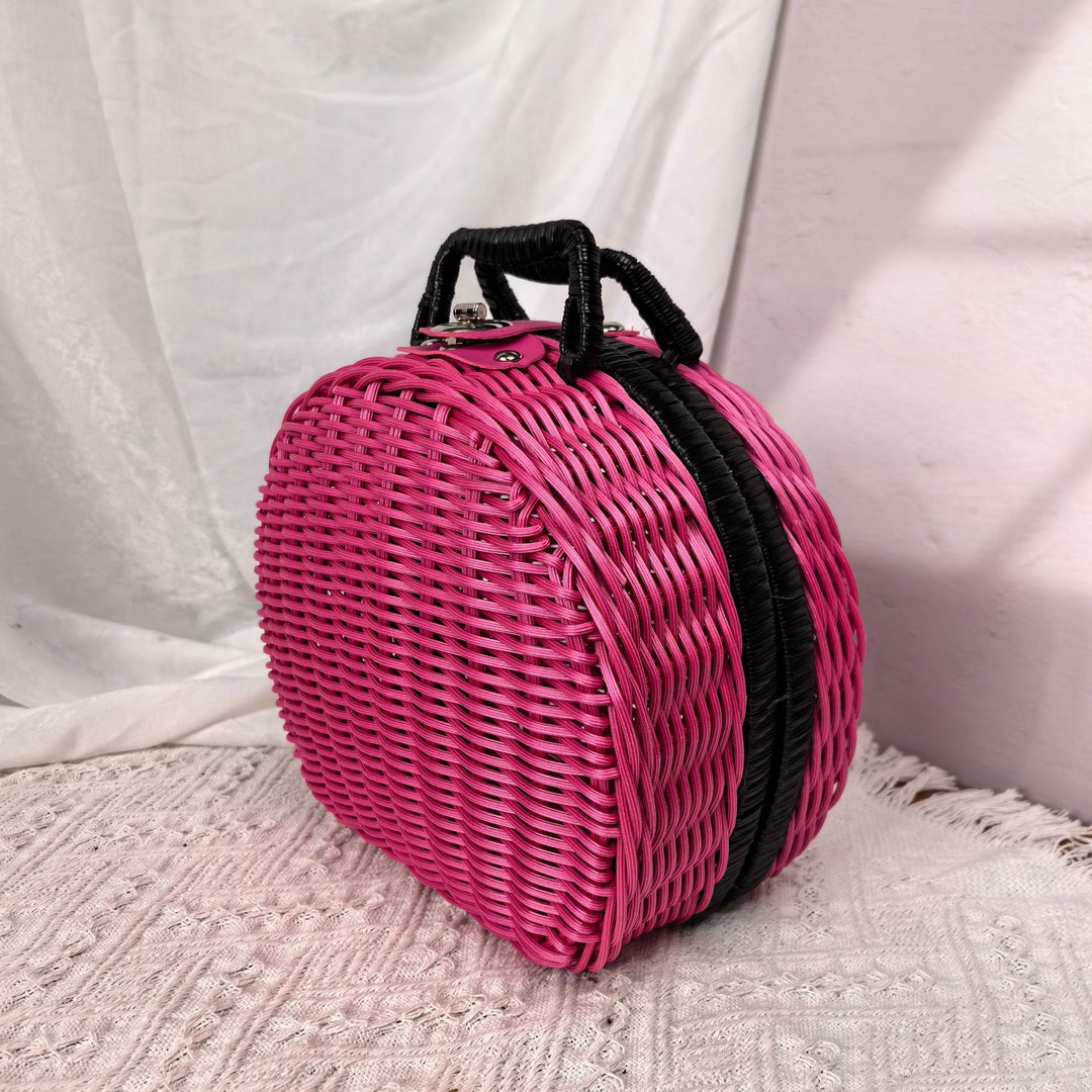 Ladies stylish braided handbag Bowlift