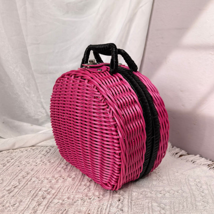 Ladies stylish braided handbag Bowlift