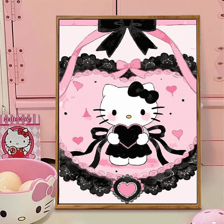 Hello Kitty-Themed Illustration Canvas Art Bowlift