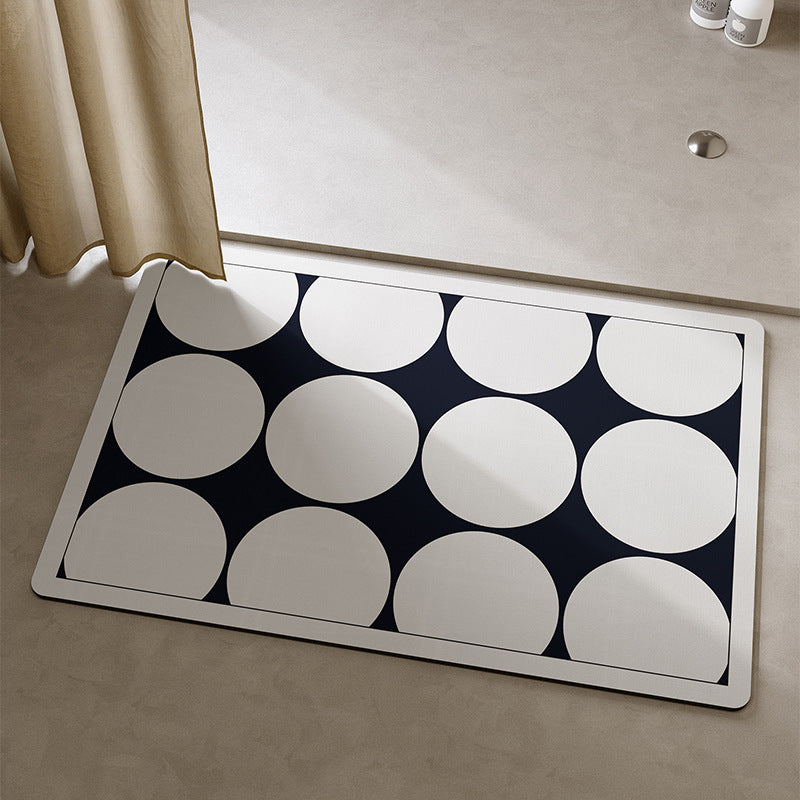 Playful Cat-Themed Bath Mat Bowlift