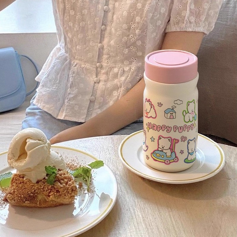 Ladies Insulated Drinking Bottle with Creative Animal Design Bowlift