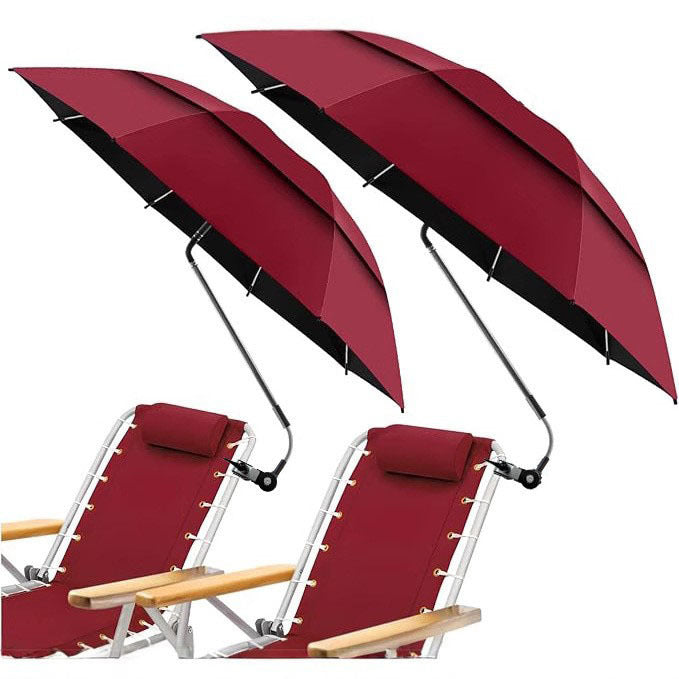 Women Adjustable Parasol with Clip-Mount Bowlift