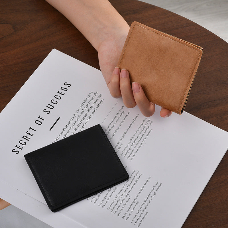 Compact Leather Card Holder Bowlift