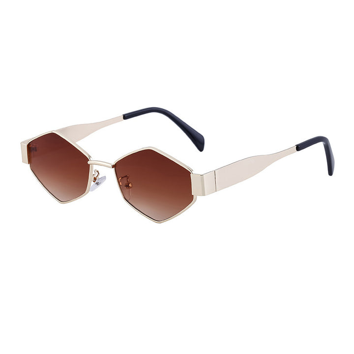 Women's geometric sunglasses with modern frame Bowlift