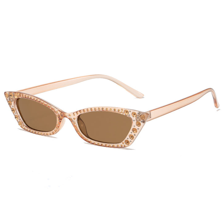 Women's extravagant Cat-Eye sunglasses with crystal embellishments Bowlift