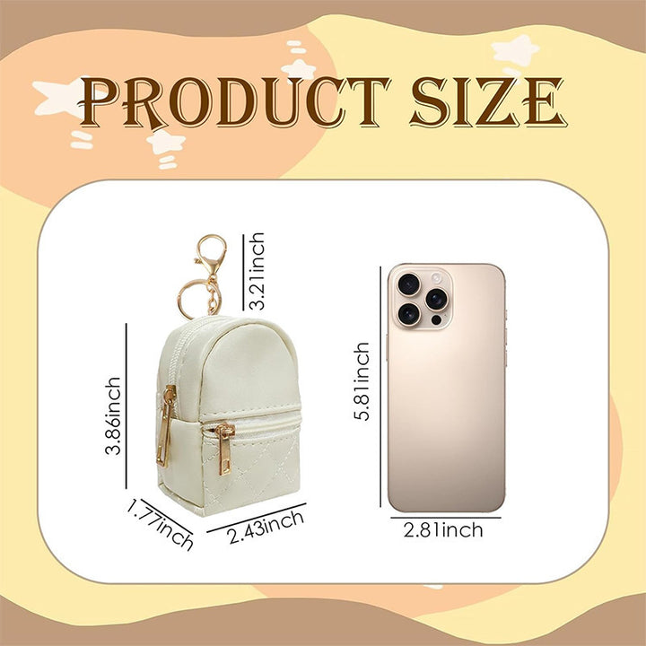 Mini Backpack Keychain Bowlift