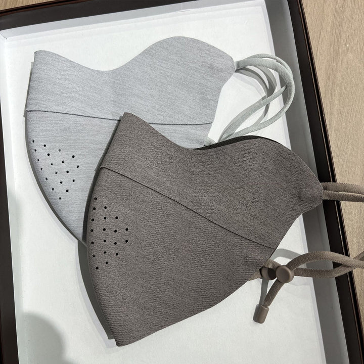 Contoured Breathable Reusable Face Mask with Adjustable Ear Toggle Bowlift