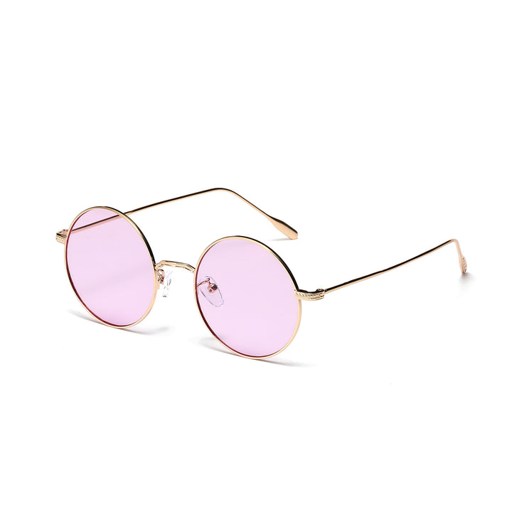 Women round fashionable sunglasses with glamorous frame Bowlift