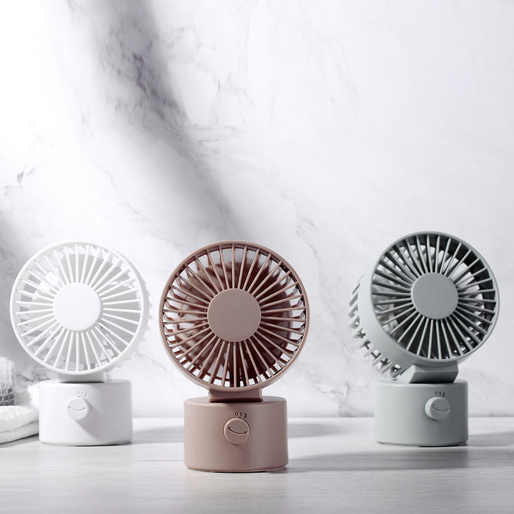 Unisex nan compact USB rechargeable personal desk fan with adjustable tilt Bowlift