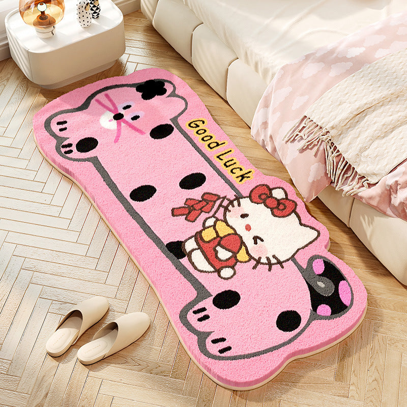 Playful Cartoon Character Bath Rug