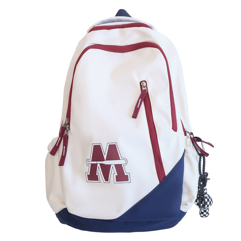 Sporty Multi-Pocket School Backpack Bowlift