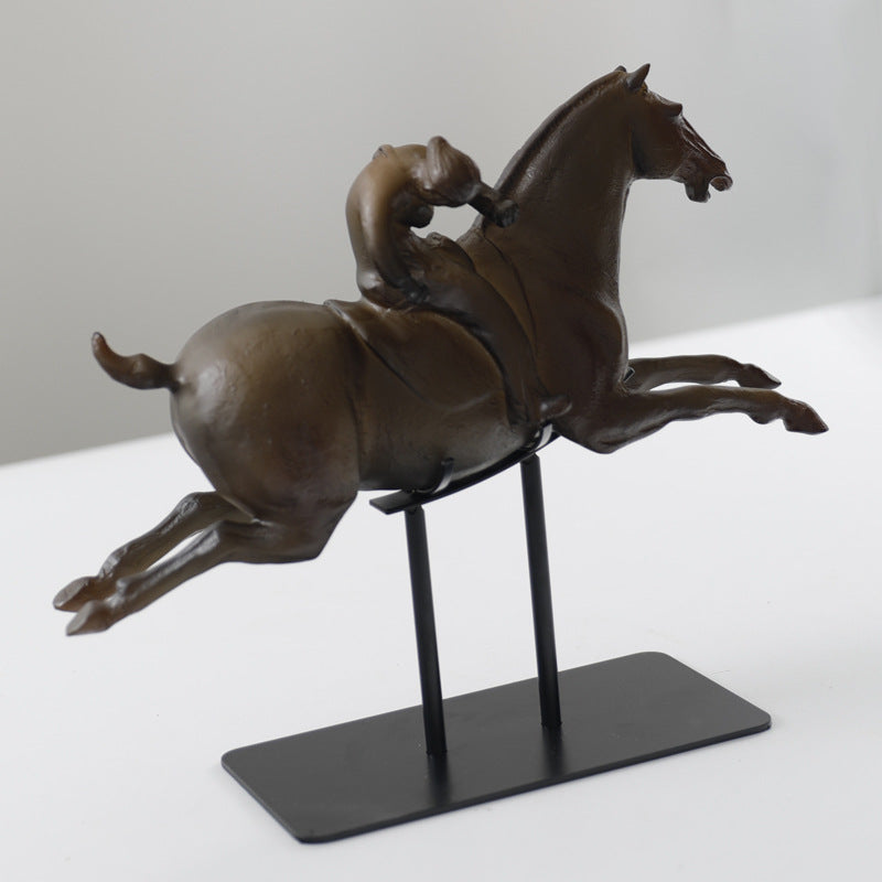 Equestrian Themed Decorative Sculpture