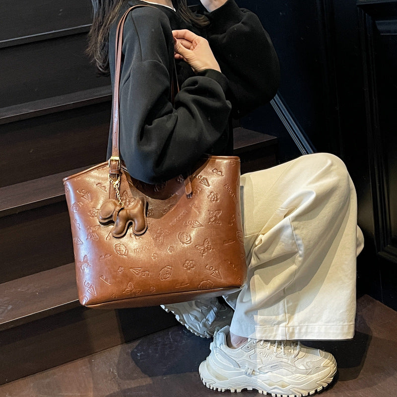 Textured Design Everyday Tote Bag Bowlift
