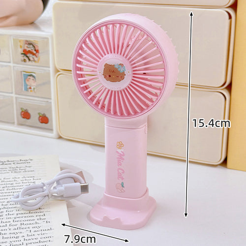 Ladies Portable Mini Fan with Cute Penguin Design Bowlift