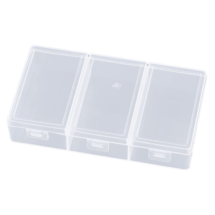 Multi-Compartment Clear Craft Storage Case Bowlift