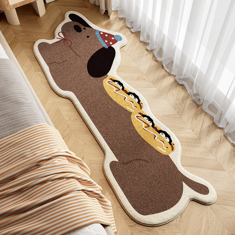 Playful Dog-Themed Area Rug