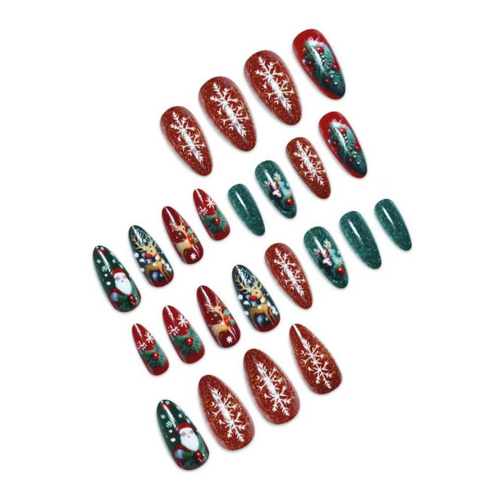 Holiday Themed Decorative Nail Art Bowlift