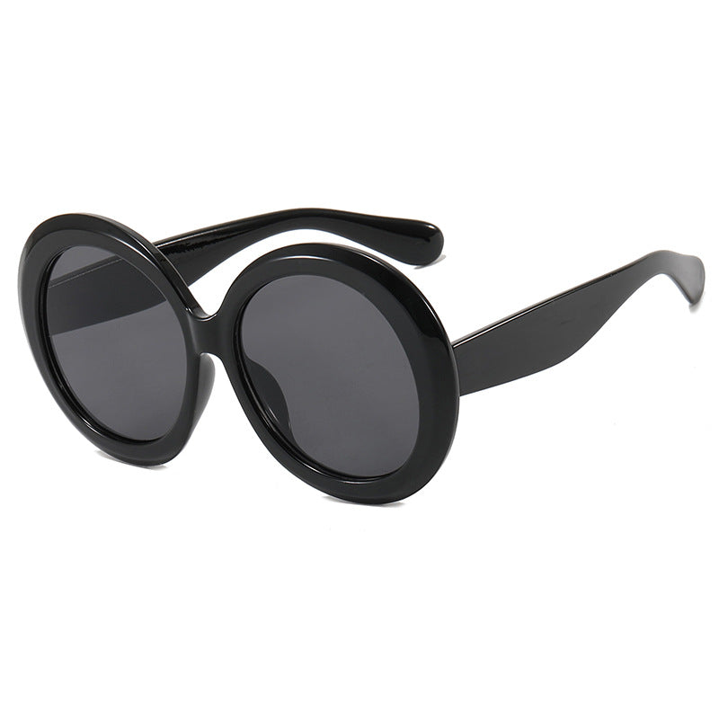 Ladies fashionable sunglasses with large frame and UV protection Bowlift