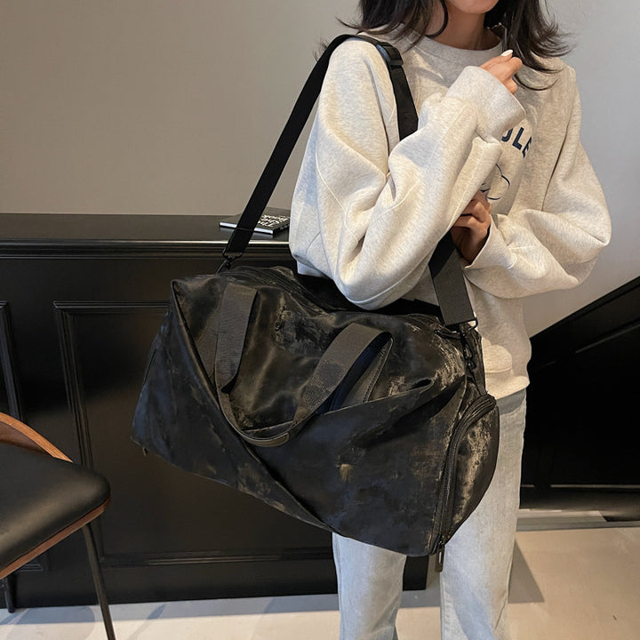 Elegant Multi-Compartment Travel Duffle Bag Bowlift