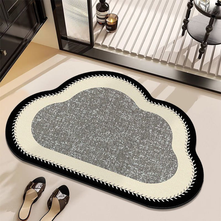 Decorative Scalloped Edge Area Rug