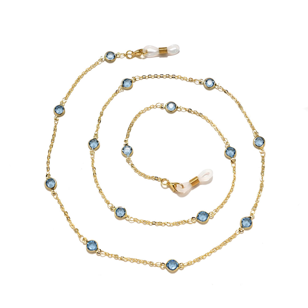 Gemstone-Studded Eyewear Holder Bowlift