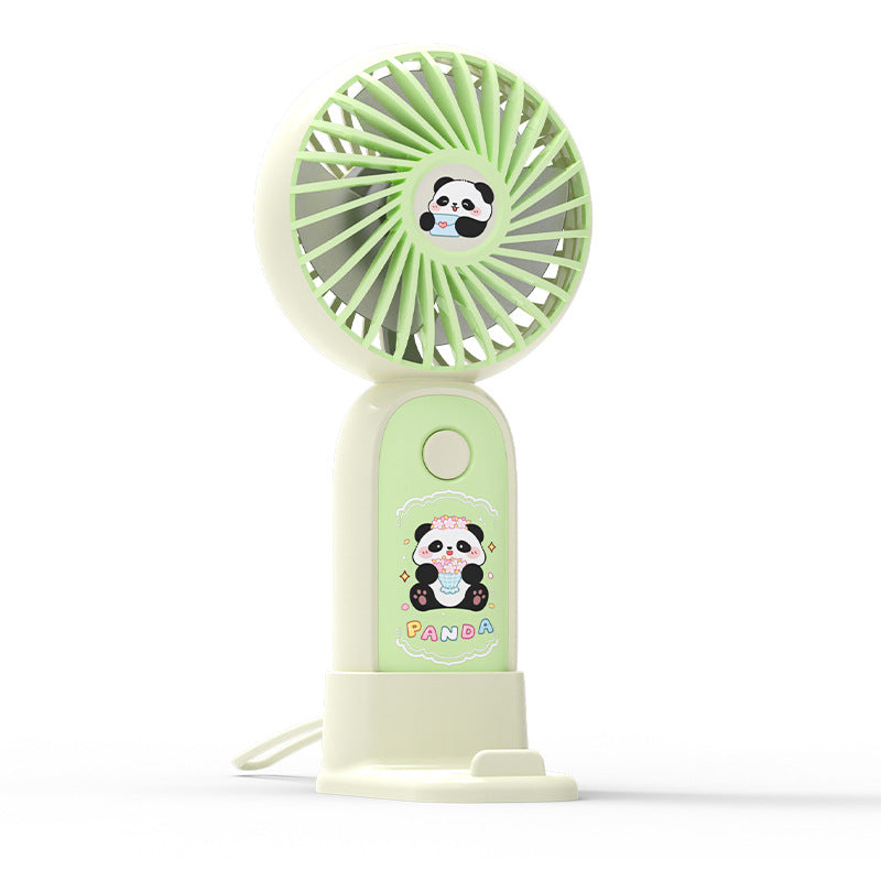 Women's Portable Hand Fan in Cute Panda Design Bowlift