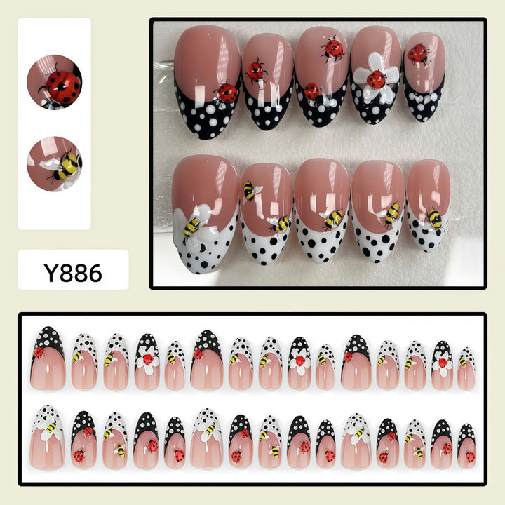 Artificial nails with cheerful animal motifs Bowlift