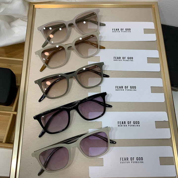 Women's trendy square sunglasses with polarized lenses Bowlift