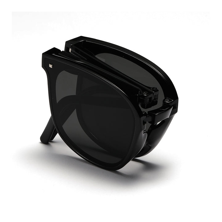 Women's square sunglasses with innovative plastic frame and polarized lenses Bowlift