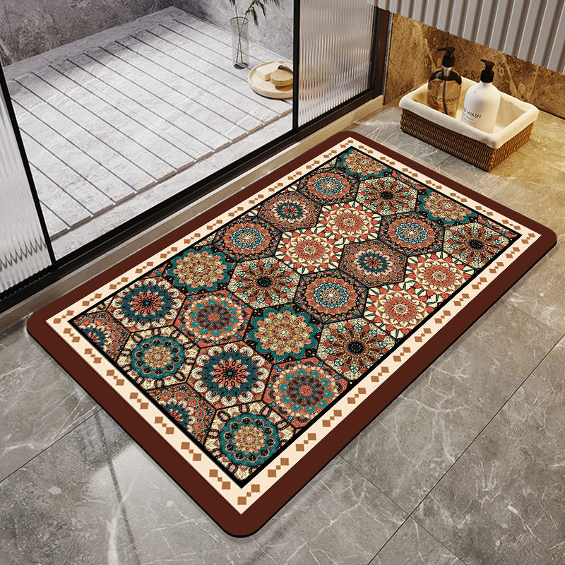 Artistic Multicolored Area Rug Bowlift