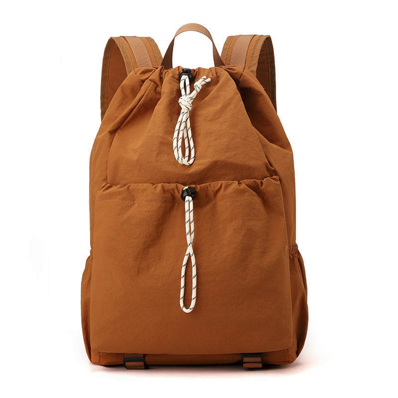 Compact Drawstring Travel Backpack Bowlift
