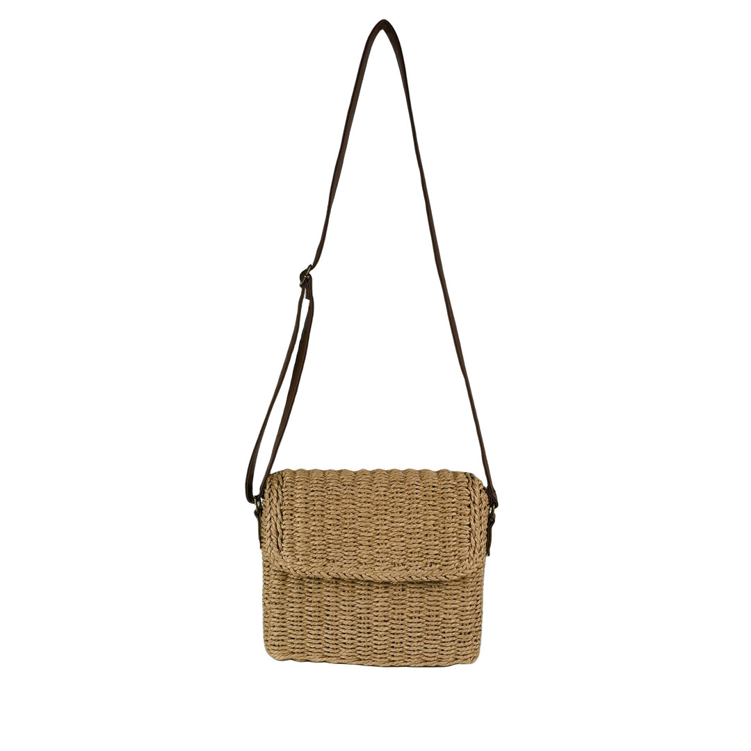 Stylish Rattan Shoulder Bag Bowlift