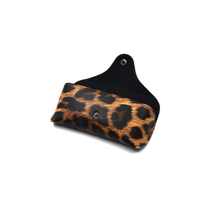 Stylish Leopard Print Eyewear Case Bowlift