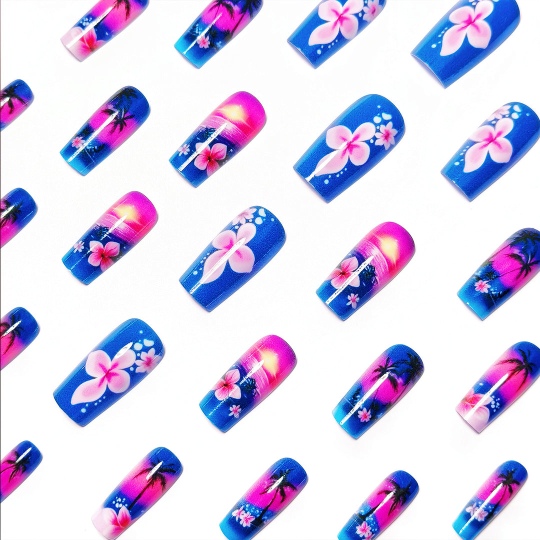 Tropical Sunset Nail Art Bowlift 1788155449