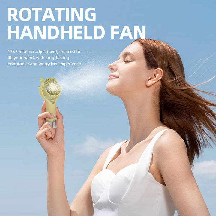 Unisex Portable Handheld Mist Fan Bowlift