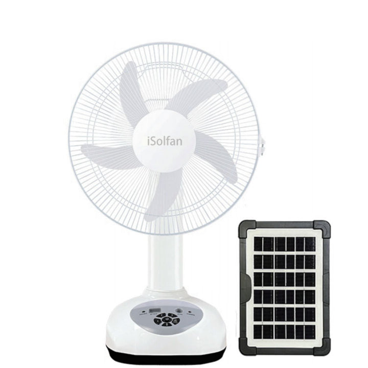 Unisex Solar-powered Stand Fan Bowlift