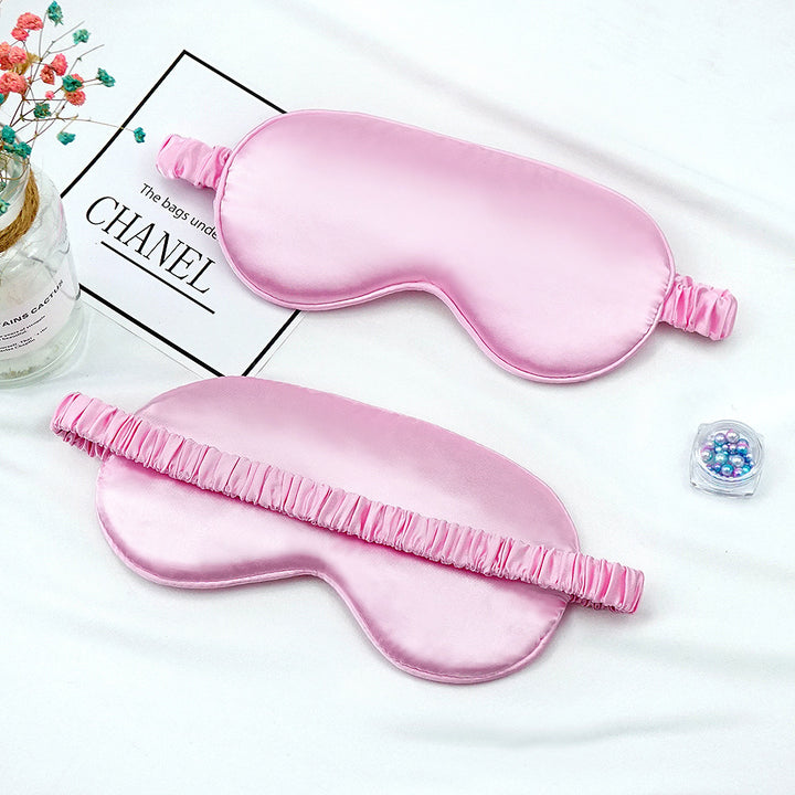 Unisex nan luxurious satin sleep mask with adjustable elastic band and soft padding Bowlift