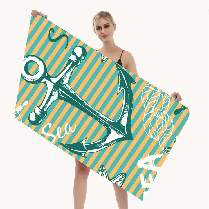 Beach towel with creative mandala design Bowlift