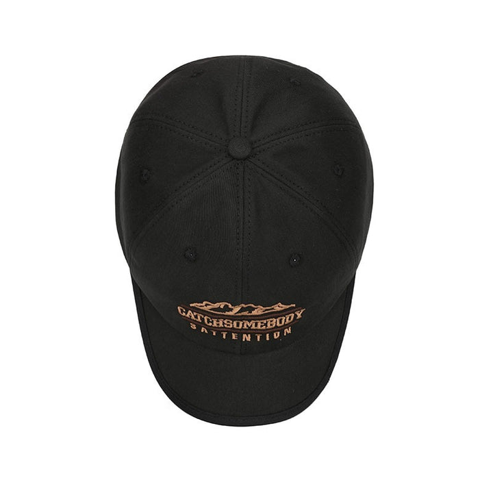 Women’s Sporty Leather Baseball Cap Bowlift