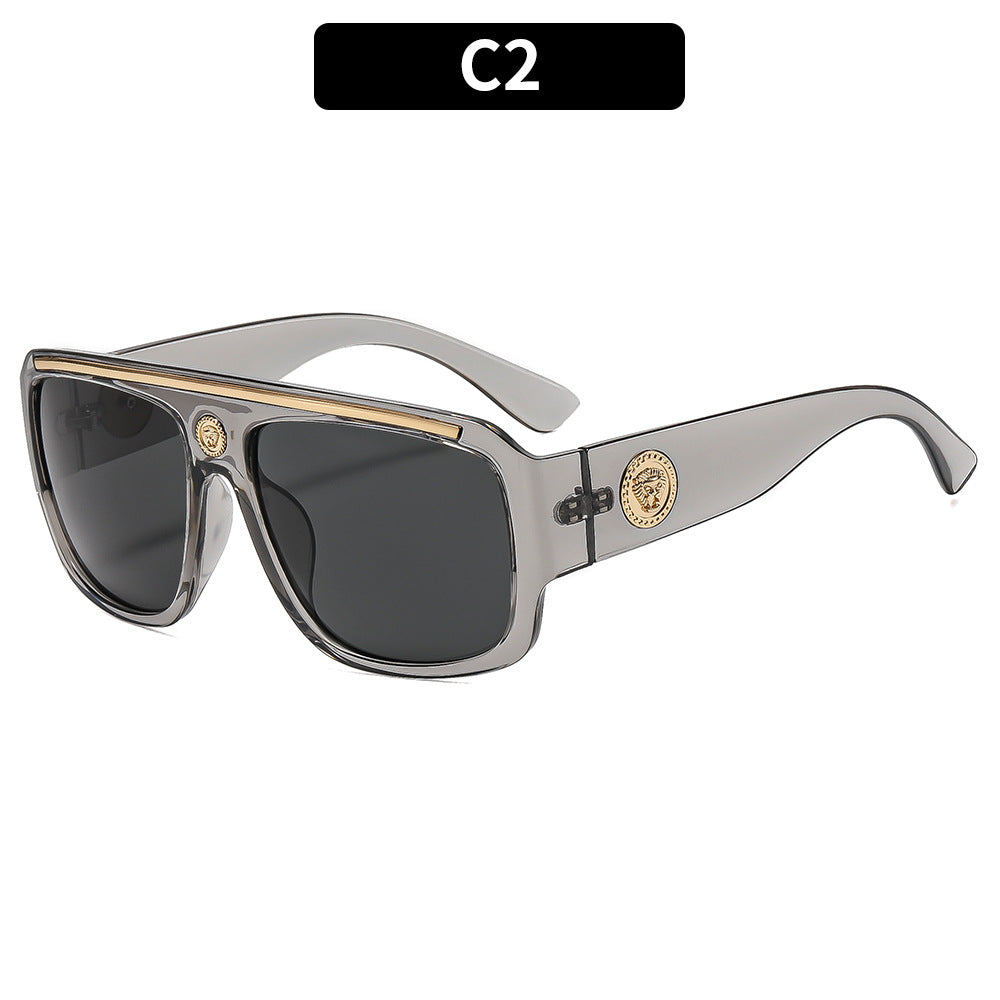 Trendy Geometric Oversized Sunglasses