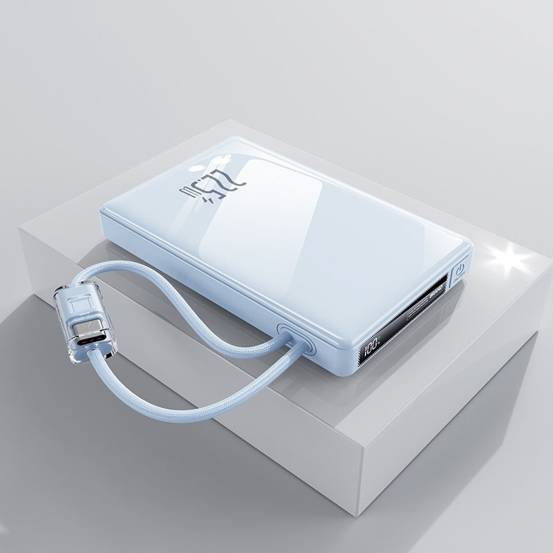 Portable power bank with multifunctional fast charging connector Bowlift
