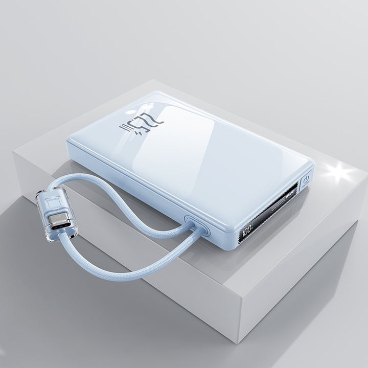 Portable power bank with multifunctional fast charging connector Bowlift